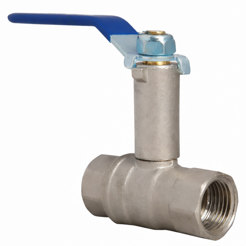 brass ball valve with stem extension threaded PN 25