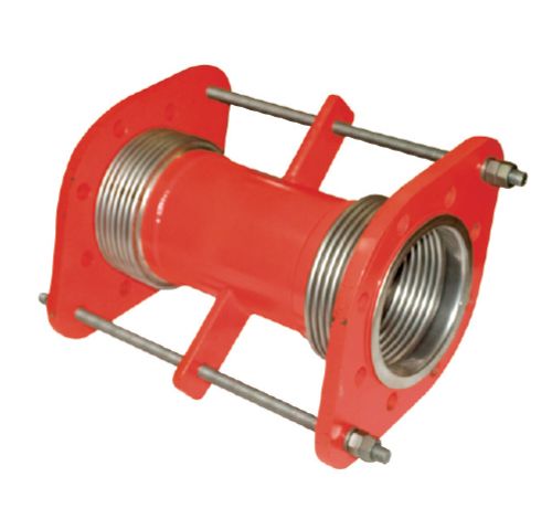 dilatation expansion joint with limiting rod flanged pn16