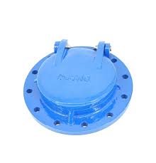 flapper check cover with stainless steel shaft pn10 flanged