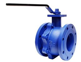 full bore ball valve 2 piece flanged pn16