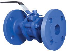 full bore ball valve 3 piece flanged pn16