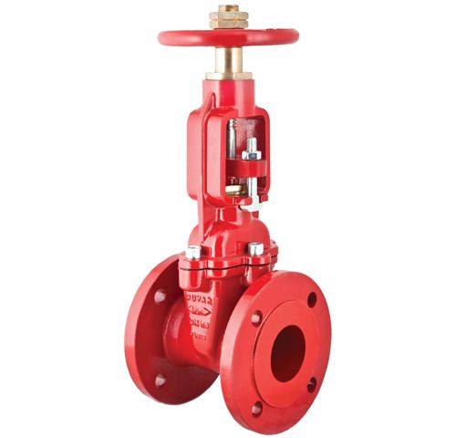 OS&Y gate valve with flanged connection