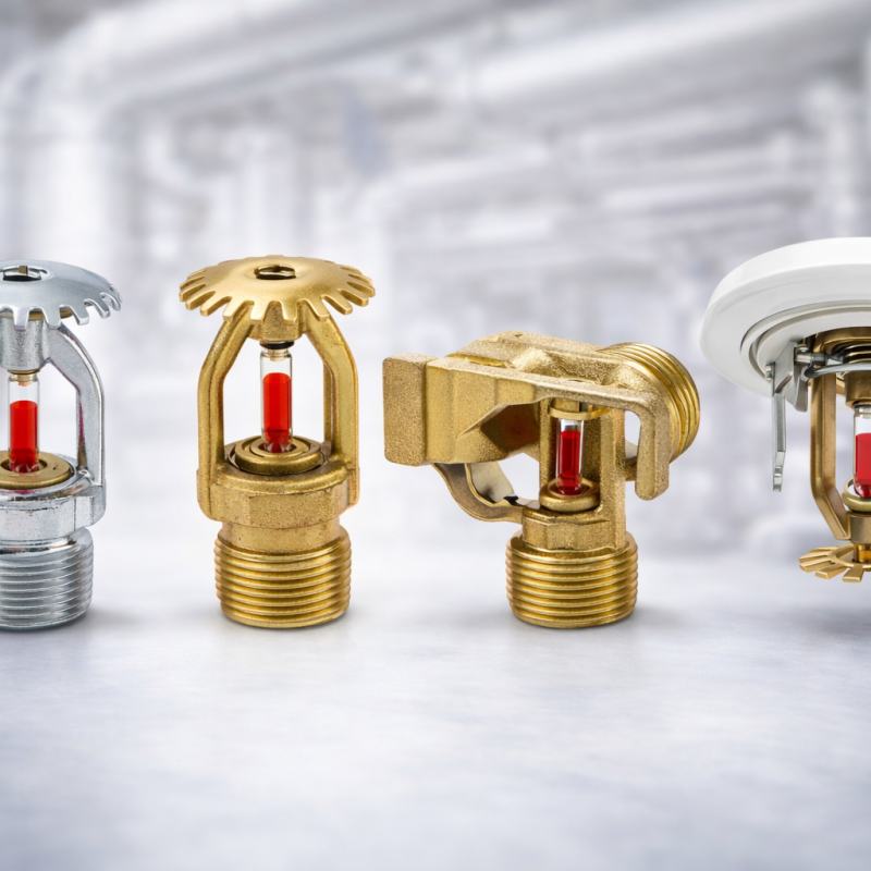 Fire sprinkler heads for automatic fire protection systems