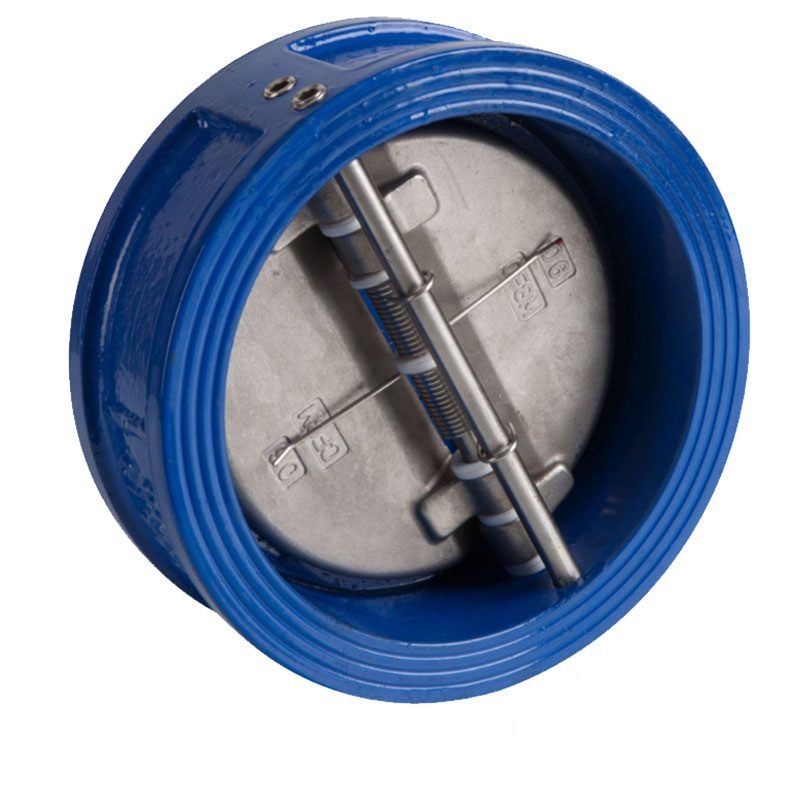 V209 dual plate check valve wafer type PN16 for industrial pipelines